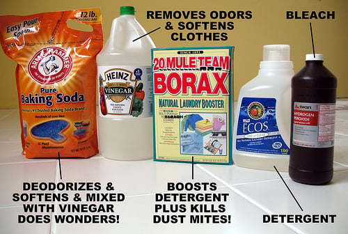 Household cleaner samples