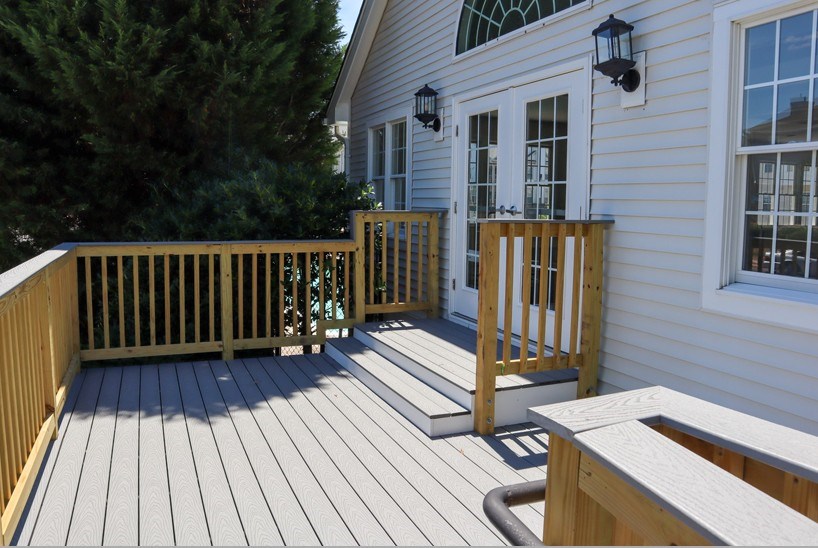 new deck installed by our deck contractors in springfield