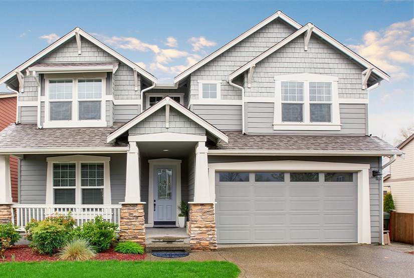 new siding installed on a home in washington, dc
