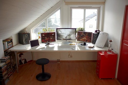 attic room cottage idea