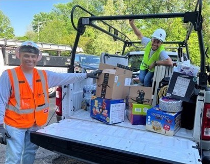 exterior medics team helping out