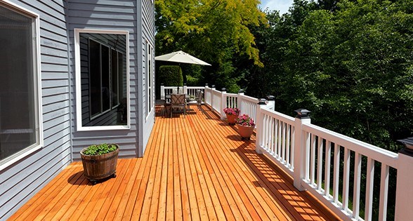wood decking installation in springfield