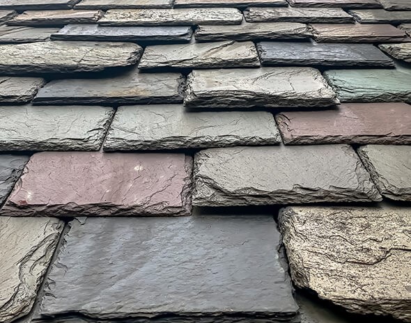 Graduated Slate roofing