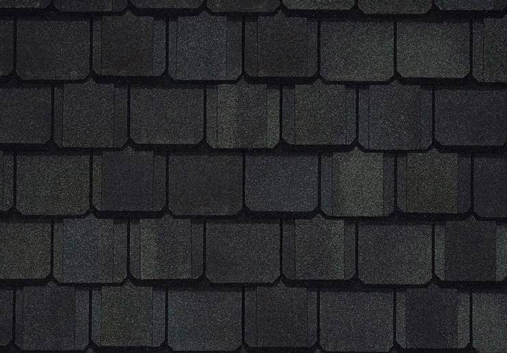 Designer asphalt roofing