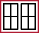window quantity icon