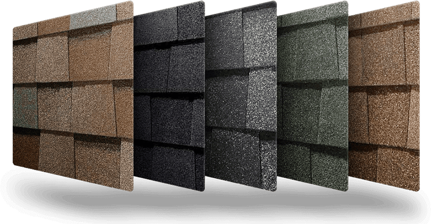 Asphalt roofing shingle colors available for homeowners in Maryland