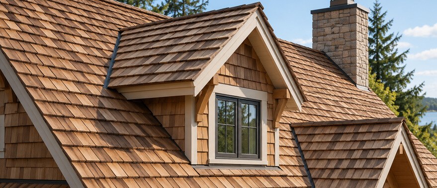 Cedar roofing from our expert roofers