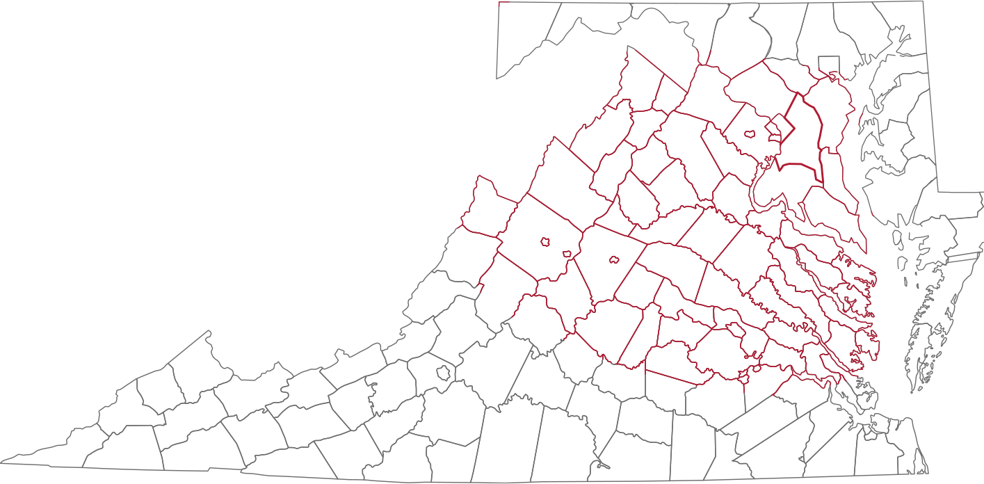 virginia service area